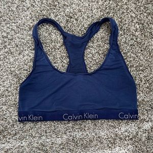 Calvin Klein Blue Sports Bra/Bralette